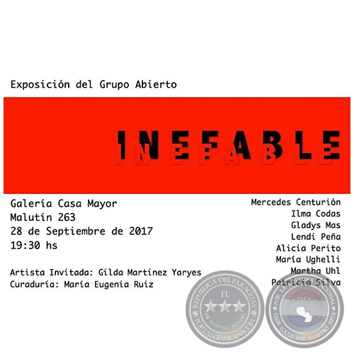 Inefable - Exposicin del Grupo Abierto - Jueves, 28 de Septiembre de 2017